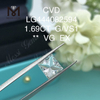 1,69 carati G VS1 SQ VG Diamanti polacchi a taglio princess coltivati ​​in laboratorio