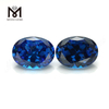 Prezzo di pietra ovale di alta qualità di forma ovale 12x16mm topazio blu CZ Cubic Zirconia