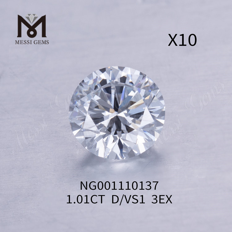 Diamanti da laboratorio ROTONDI BRILLANTI 1.01ct VS1 D EX Cut