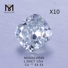 Diamanti coltivati ​​in laboratorio sciolti all'ingrosso da 1.350ct I Color SI1 EX