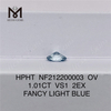 NF212200003 OV 1.01CT VS1 2EX FANCY AZZURRO HPHT Lab Diamond