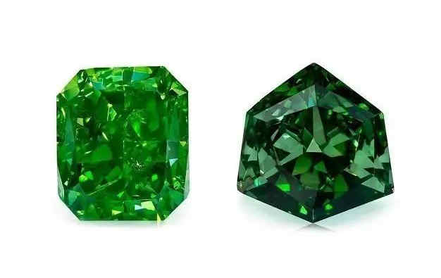 Diamanti di laboratorio verde