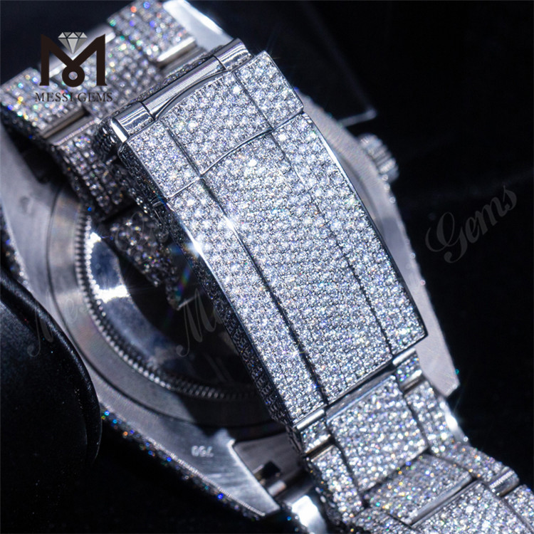 Orologio personalizzato Design personalizzato Orologio da uomo di lusso Orologio DEF Vvs Moissanite