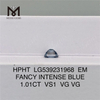  1.01CT FANCY INTENSE BLUE VS1 VG VG EM lab diamond HPHT LG539231968