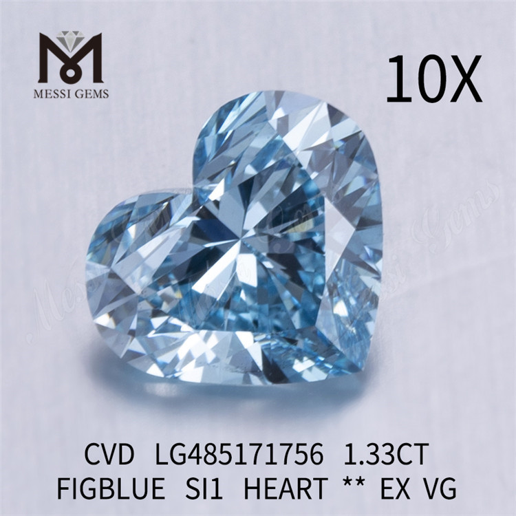 1.33CT FIGBLUE SI1 CUORE fornitori di diamanti cresciuti in laboratorio CVD LG485171756