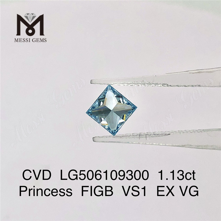 Diamante Princess FIGB VS1 EX VG da 1,13 carati CVD LG506109300 coltivato in laboratorio