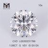 Commercio all\'ingrosso di diamanti sintetici sfusi G VS da 1,06 ct con diamanti Ronnd Cvd