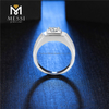 Nuovo design 925 Sterling Silver Jewelry Ring DEF Moissanite Uomo Anelli per uomo