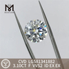 3.10CT F VVS2 ID EX EX Diamanti CVD all\'ingrosso per produttori di gioielli CVD LG581341882丨Messigems