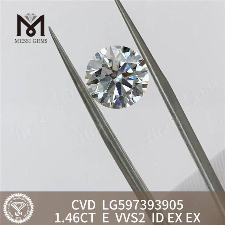 1.46CT E VVS2 ID EX EX diamante cvd coltivato in laboratorio per design straordinari LG597393905 