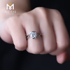 Anello solitario in oro 0.3CT 0.5CT 9K 10K 14K 18K IGI