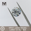 1.69CT D VS2 3EX hpht diamanti rotondi coltivati ​​in laboratorio Eccellenza all\'ingrosso LG598385341丨Messigems