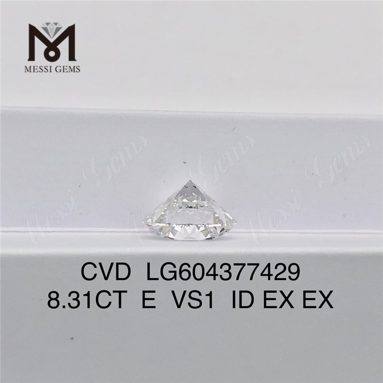 Diamante igi da 8,31 ct E VS1 ID Diamanti CVD Lab all\'ingrosso a prezzi imbattibili LG604377429丨Messigems