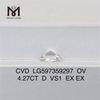 4.27CT D VS1 EX EX Diamanti OV CVD di alta qualità per acquirenti all\'ingrosso all\'ingrosso CVD LG597359297丨Messigems