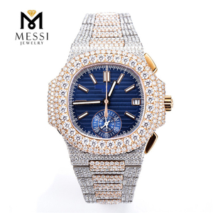 Orologi da uomo Moissanite combinati di lusso ed eleganza per uomo MSA-579