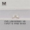 Diamanti da laboratorio della migliore qualità HS da 7 ct CVD LG613376321丨Messigems