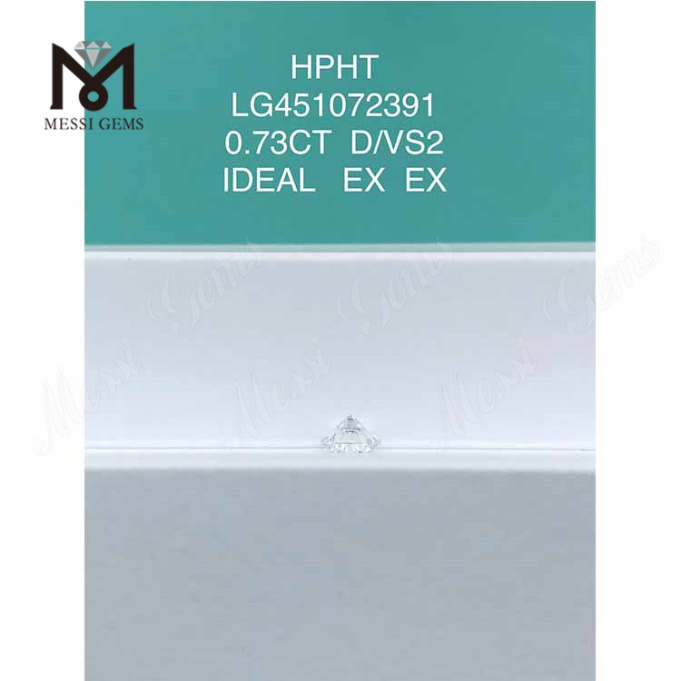Diamanti da laboratorio da 0,73 carati D VS2 RD IDEAL Cut Grade HPHT