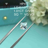 1.01CT D/VS1 Diamanti sintetici quadrati in vendita VG