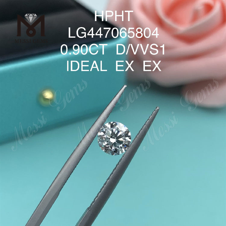 0,90 carati D Rotondo BRILLANTE IDEL Taglio vvs1 diamante creato in laboratorio