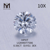 0.56CT D/VS1 RD diamante da laboratorio 3EX IGI