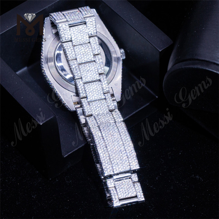 Orologio personalizzato Design personalizzato Orologio da uomo di lusso Orologio DEF Vvs Moissanite