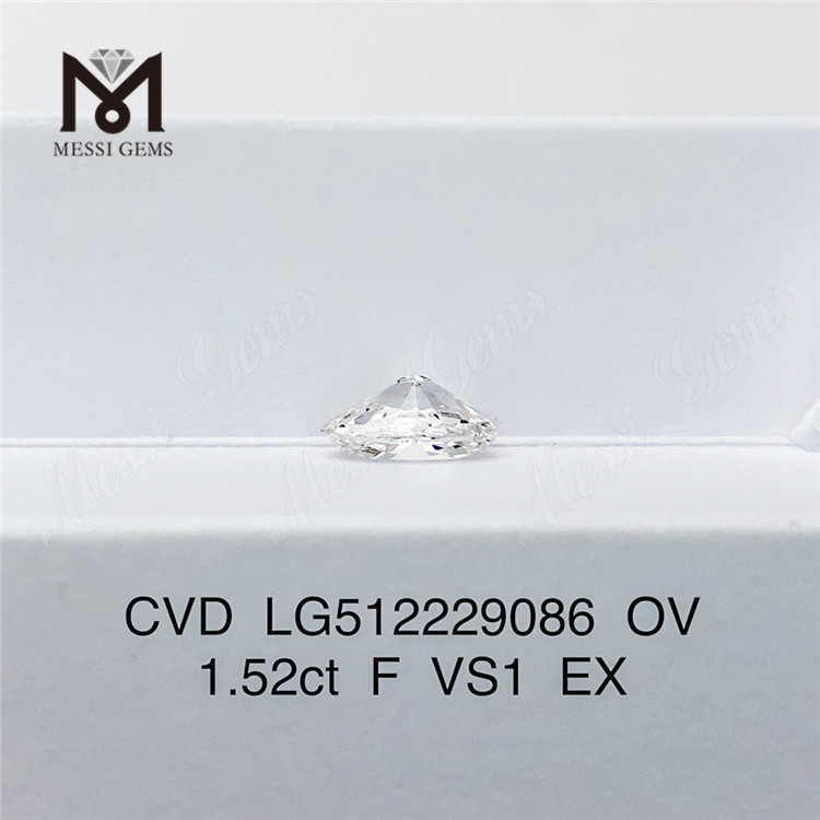 1.52ct F vs cvd diamond cvd loose lab diamond prezzo economico