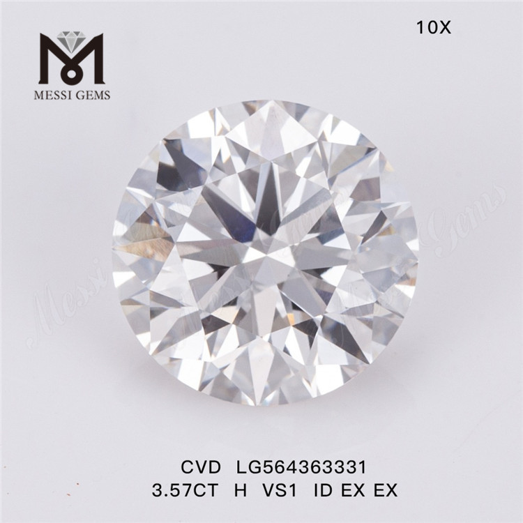 3.57CT H VS1 ID EX EX diamante da laboratorio CVD LG564363331