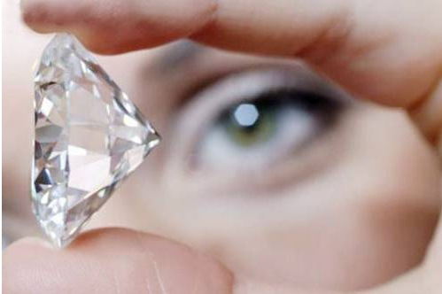 diamante rotondo da laboratorio