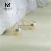 Eleganti orecchini di perle da sposa in oro 18 carati da 4-5 mm per matrimoni