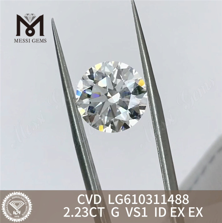 2.23CT G VS1 diamante su misura CVD丨Messigems LG610311488