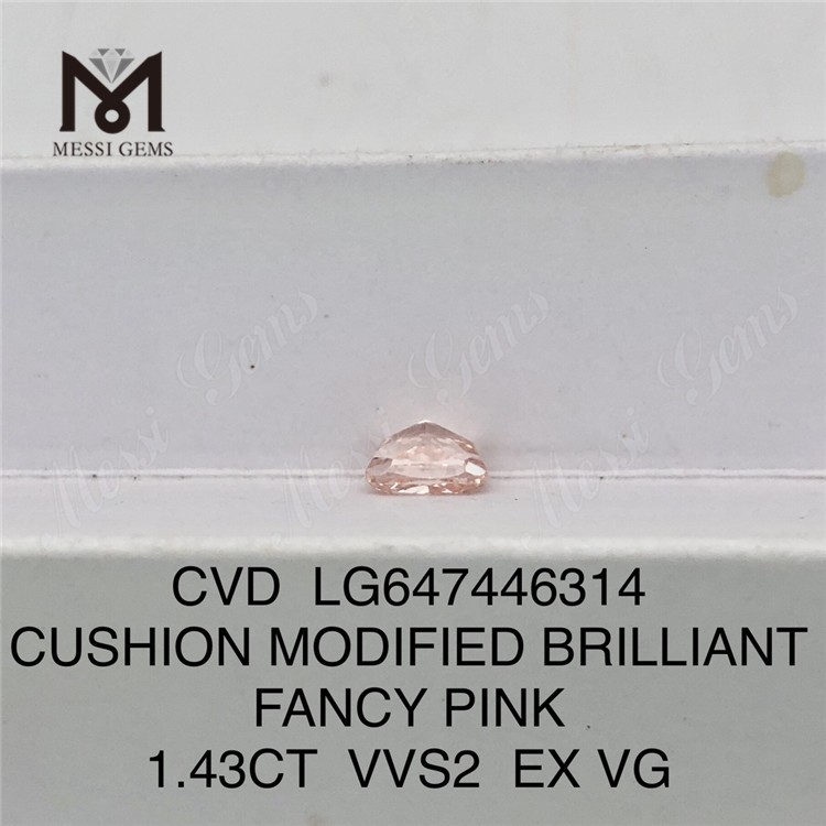 CUSCINO FANCY ROSA VVS2 da 1,43 CT con diamanti lavorati CVD LG647446314