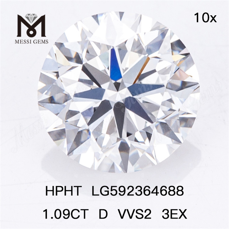 1.09CT D VVS2 3EX HPHT Diamanti in linea LG592364688