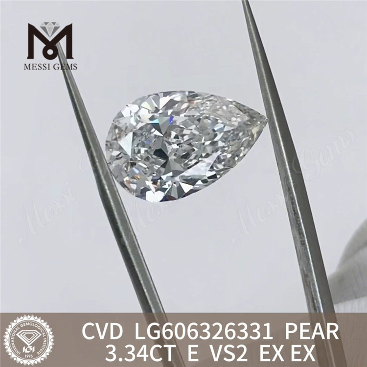 Diamante per deposizione chimica da vapore 3.34CT E VS2 PS per tutte le tue esigenze di gioielleria LG6063263