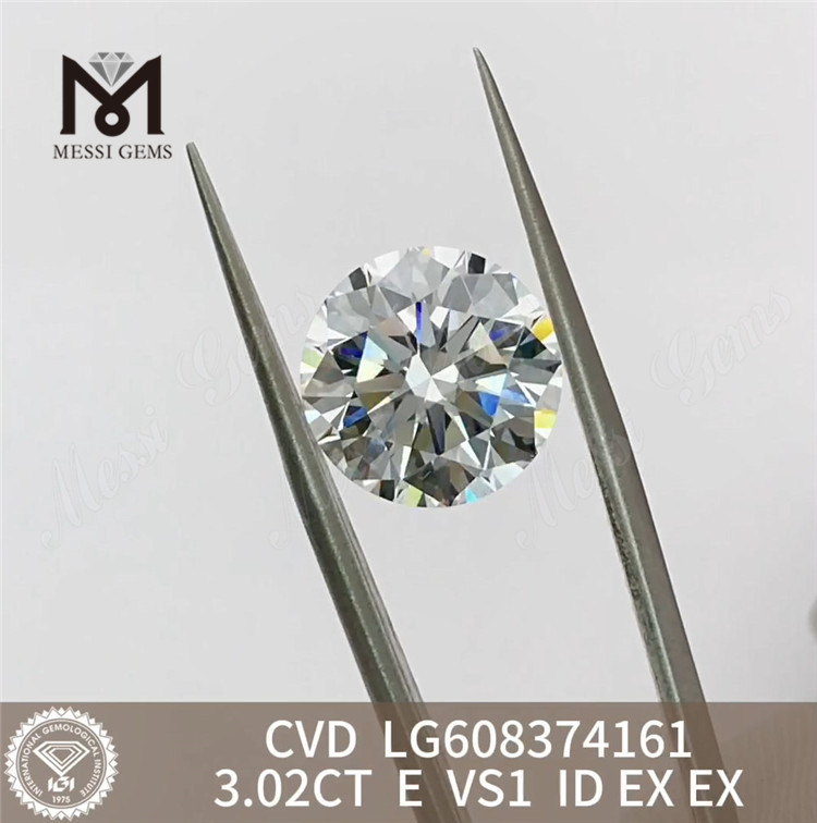 Prezzo del diamante cvd da 3,02 CT E VS1 da 3 carati per rivenditori e designer di gioielli丨Messigems LG608374161