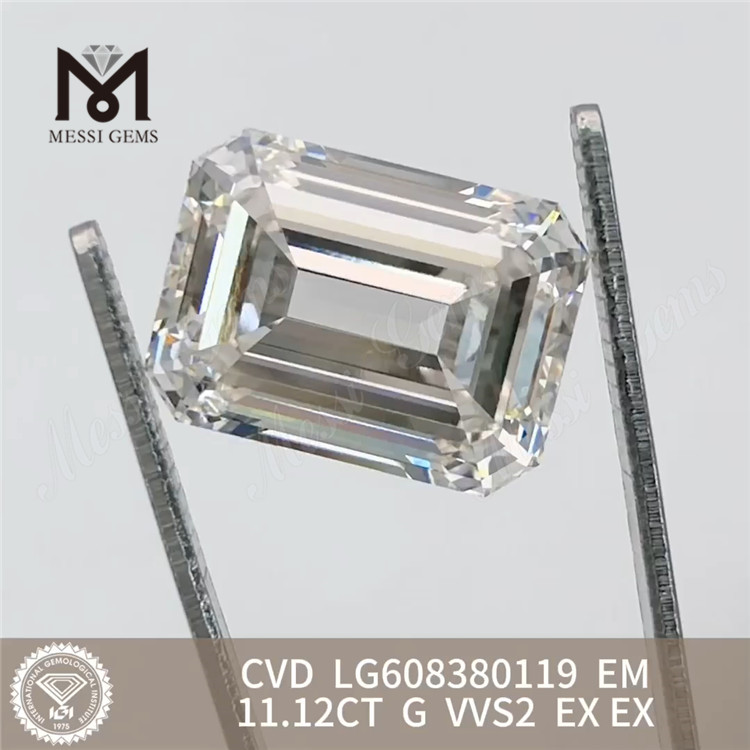 Diamante EM Grown Brilliance G VVS2 CVD da 11,12 ct LG608380119丨Messigems 